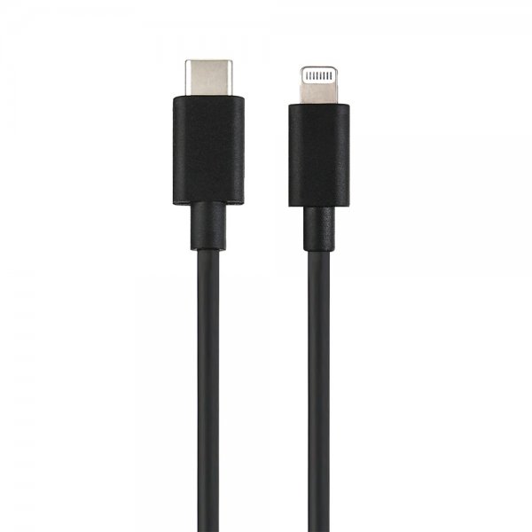 Champion Lader med Kabel Fast Charger Kit USB-C to Lightning 20W Svart