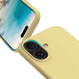 Rvelon iPhone 17 Deksel Silikon MagSafe Gul