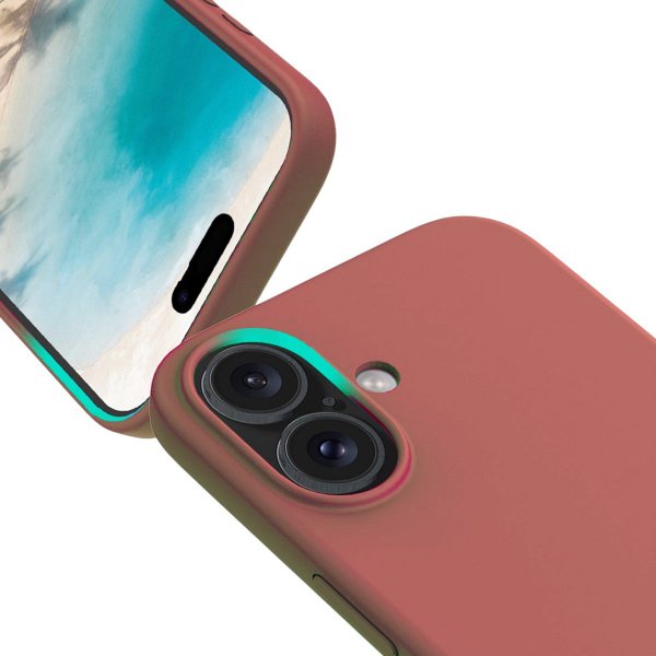 Rvelon iPhone 17 Deksel Silikon MagSafe Rosa