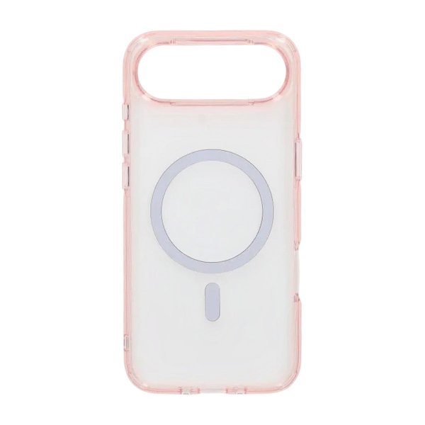 iPhone Air Deksel TPU MagSafe Rosa Transparent