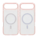 iPhone Air Deksel TPU MagSafe Rosa Transparent