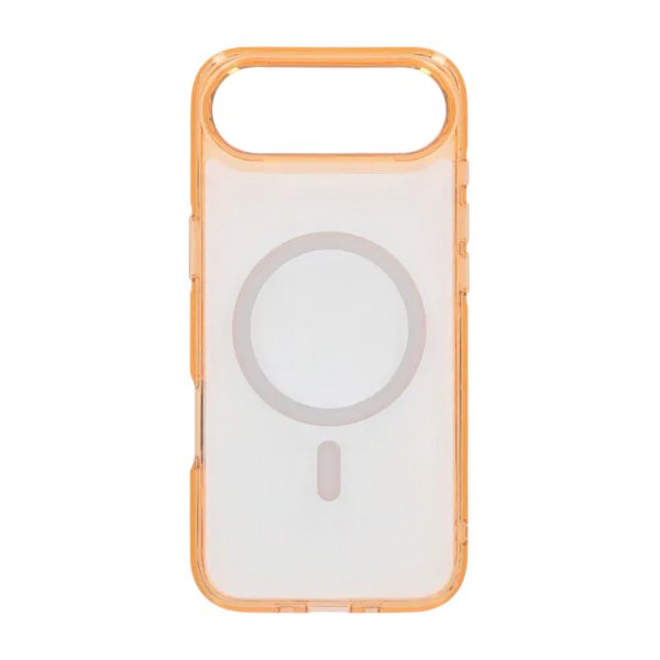 iPhone Air Deksel TPU MagSafe Oransje Transparent