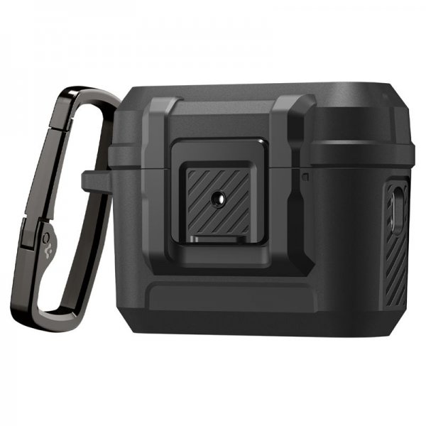 Spigen AirPods Pro 3 Deksel Lock Fit Matte Black