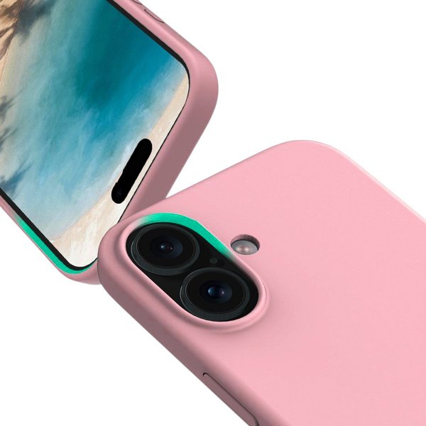 Rvelon iPhone 17 Deksel Silikon MagSafe Rosa