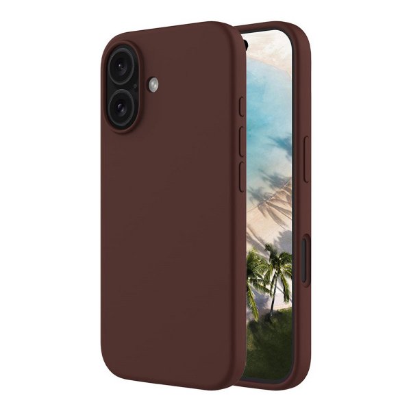 Rvelon iPhone 17 Deksel Silikon MagSafe Brun