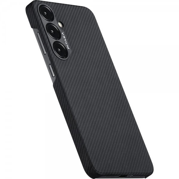 Pitaka Samsung Galaxy S24 Deksel MagEZ Case 4 Black/Grey Twill