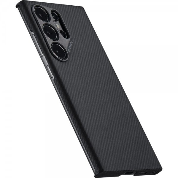 Pitaka Samsung Galaxy S24 Ultra Deksel MagEZ Case 4 Black/Grey Twill