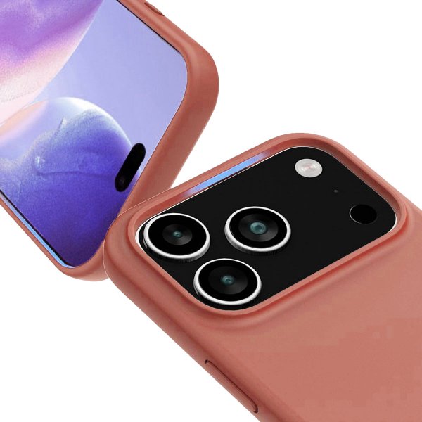 Rvelon iPhone 17 Pro Max Deksel Silikon MagSafe Rosa
