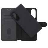 Rvelon Samsung Galaxy S25 Edge Etui 4 Kortlomme Avtakbart deksel Svart