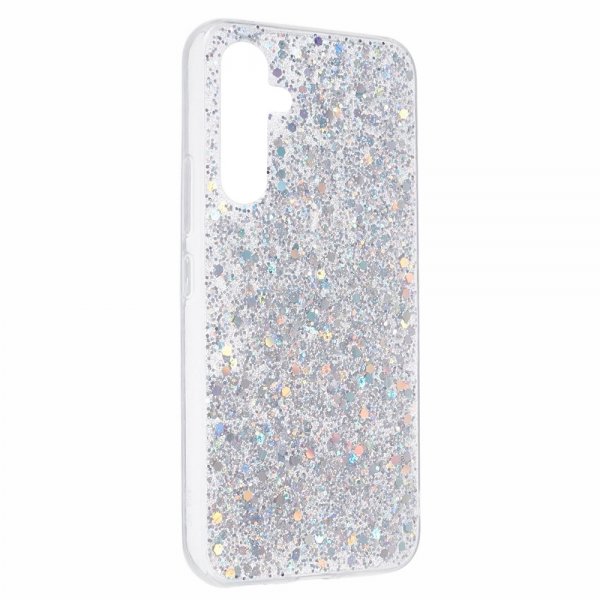 Nordic Covers Samsung Galaxy A55 Deksel Sparkle Series Stardust Silver