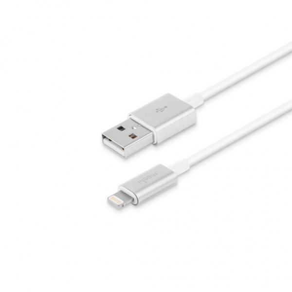 Moshi Kabel USB Cable with Lightning Connector 1 m Hvit