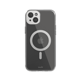 Moshi iPhone 15 Plus Deksel iGlaze MagSafe Luna Silver