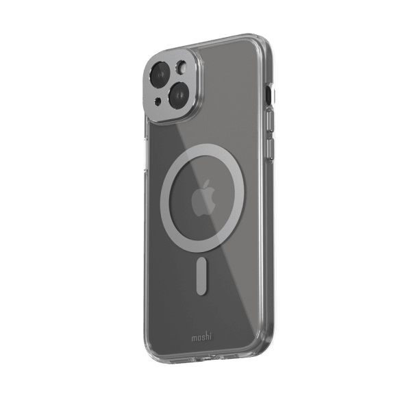 Moshi iPhone 15 Plus Deksel iGlaze MagSafe Meteorite Gray