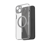 Moshi iPhone 15 Plus Deksel iGlaze MagSafe Meteorite Gray