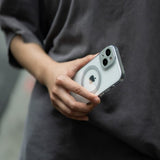 Moshi iPhone 15 Pro Deksel iGlaze MagSafe Meteorite Gray