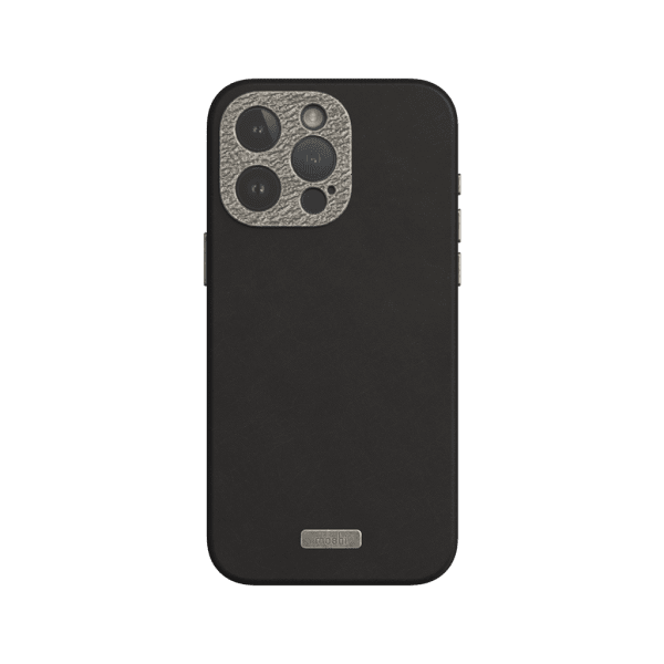 Moshi iPhone 15 Pro Max Deksel Napa MagSafe Midnight Black