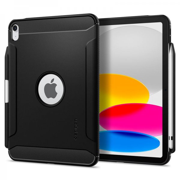 Spigen iPad 10.9 (gen 10)/iPad 11 (A16) Deksel Rugged Armor Matte Black