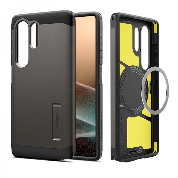 Spigen Samsung Galaxy S25 Ultra Deksel Tough Armor MagFit Gunmetal