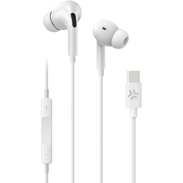 Celly Hodetelefoner UP1200 In-Ear USB-C Hvit