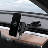 Spigen Mobilholder til bil OneTap Pro Dashboard Mount Charger 15W Svart