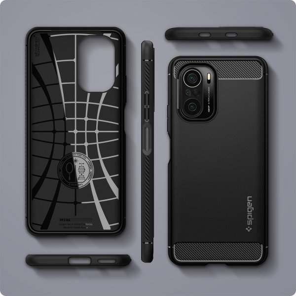 Spigen Xiaomi Mi 11i Deksel Rugged Armor Matte Black