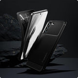 Spigen Samsung Galaxy S21 FE Deksel Rugged Armor Matte Black