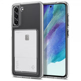 Spigen Samsung Galaxy S21 FE Deksel Crystal Slot Crystal Clear