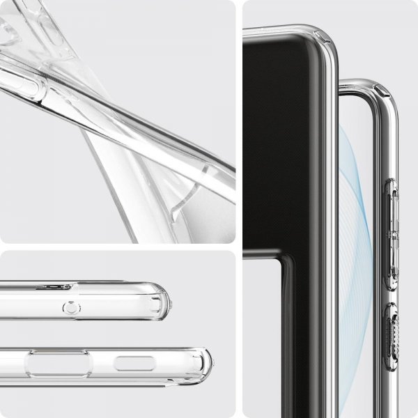 Spigen Samsung Galaxy S21 FE Deksel Crystal Slot Crystal Clear