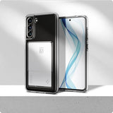 Spigen Samsung Galaxy S21 FE Deksel Crystal Slot Crystal Clear
