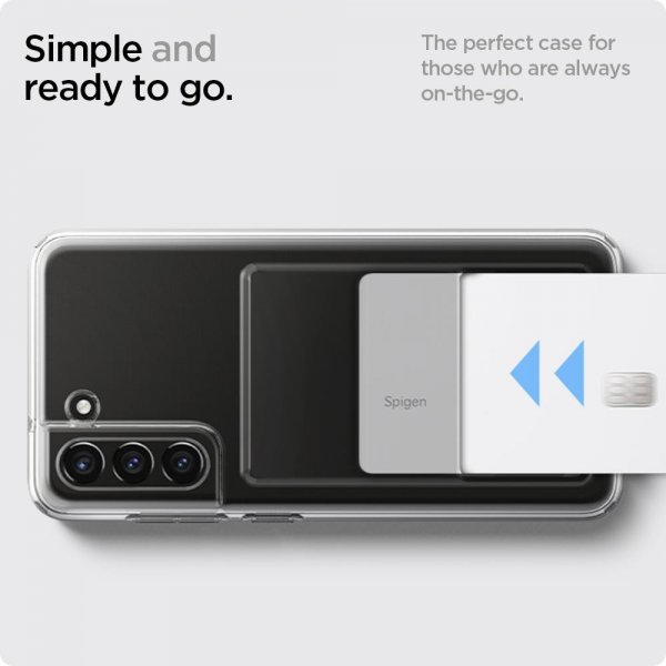 Spigen Samsung Galaxy S21 FE Deksel Crystal Slot Crystal Clear