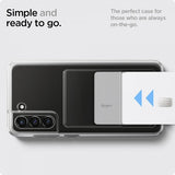 Spigen Samsung Galaxy S21 FE Deksel Crystal Slot Crystal Clear