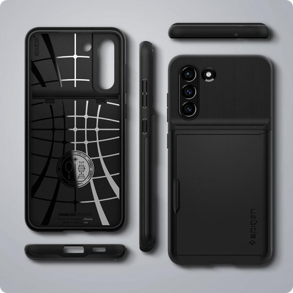 Spigen Samsung Galaxy S21 FE Deksel Slim Armor CS Svart
