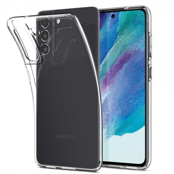 Spigen Samsung Galaxy S21 FE Deksel Liquid Crystal Crystal Clear