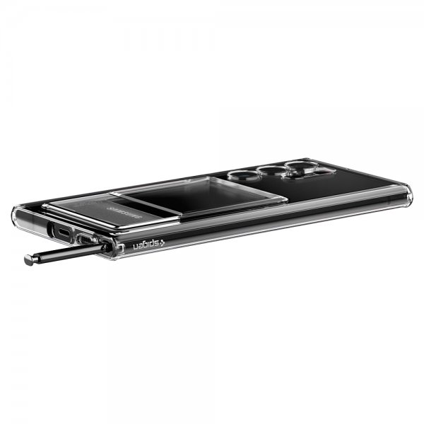 Spigen Samsung Galaxy S22 Ultra Deksel Crystal Slot Crystal Clear