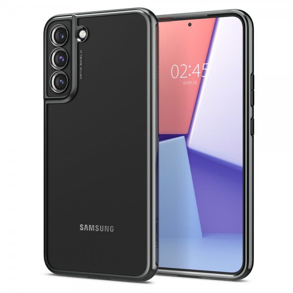 Spigen Samsung Galaxy S22 Plus Deksel Optik Crystal Chrome Gray