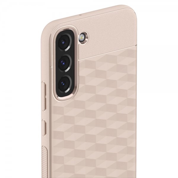 Caseology Samsung Galaxy S22 Plus Deksel Parallax Indi Pink