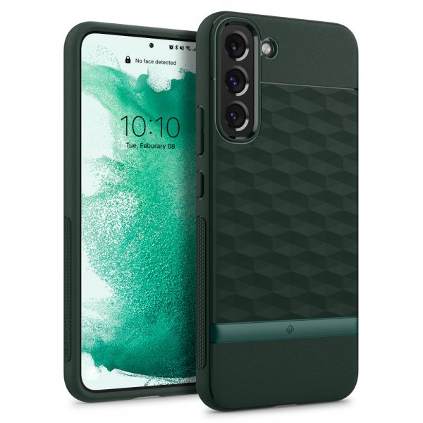 Caseology Samsung Galaxy S22 Plus Deksel Parallax Midnight Green