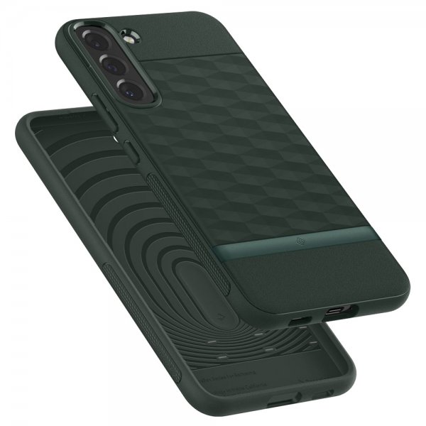 Caseology Samsung Galaxy S22 Plus Deksel Parallax Midnight Green