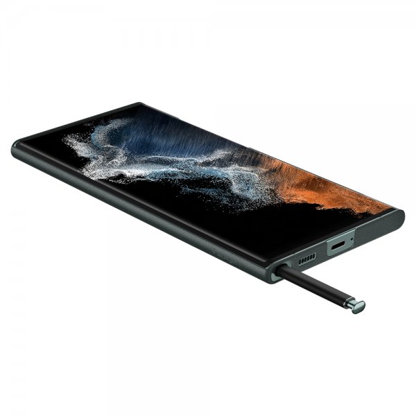 Spigen Samsung Galaxy S22 Ultra Deksel AirSkin Abyss Green