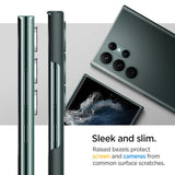 Spigen Samsung Galaxy S22 Ultra Deksel AirSkin Abyss Green