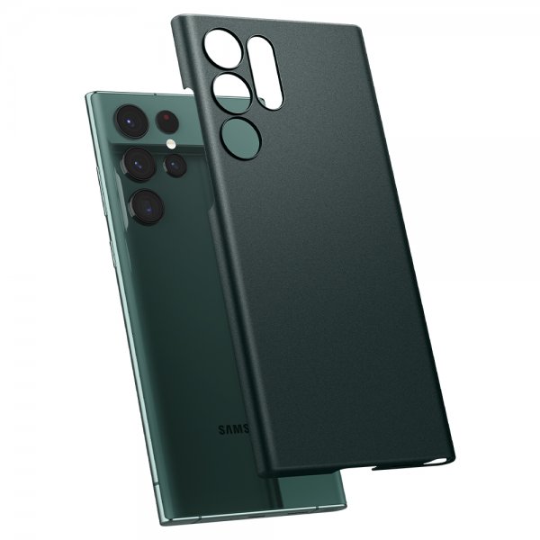 Spigen Samsung Galaxy S22 Ultra Deksel AirSkin Abyss Green