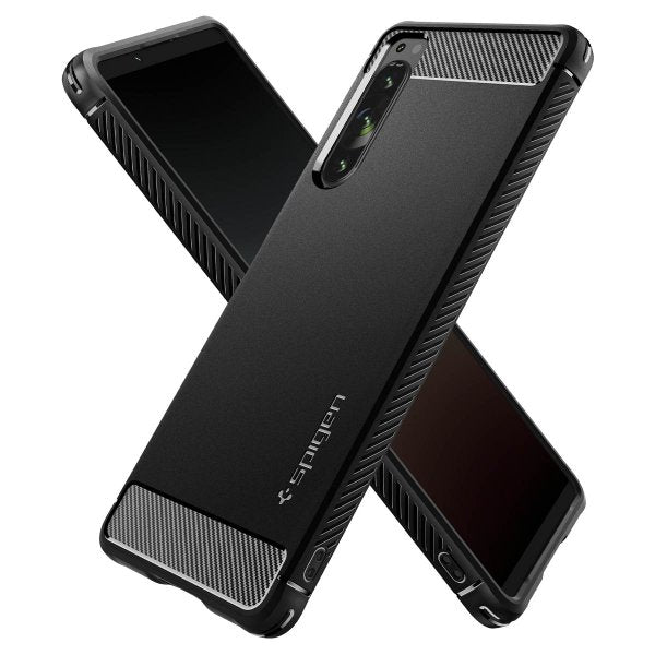 Spigen Sony Xperia 5 IV Deksel Rugged Armor Matte Black