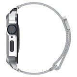 Spigen Apple Watch 45mm Armbånd Metal Fit Pro Sølv