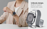 Spigen Apple Watch 45mm Armbånd Metal Fit Pro Sølv