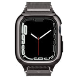 Spigen Apple Watch 45mm Armbånd Metal Fit Pro Graphite