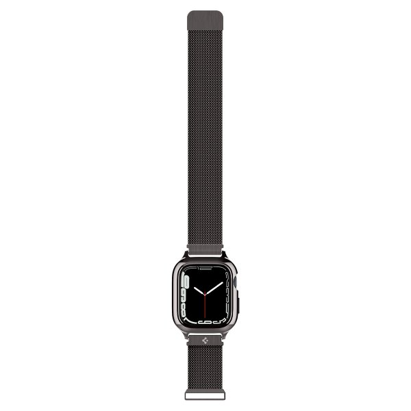 Spigen Apple Watch 45mm Armbånd Metal Fit Pro Graphite