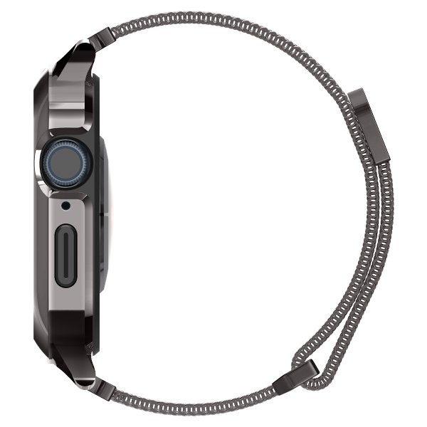 Spigen Apple Watch 45mm Armbånd Metal Fit Pro Graphite