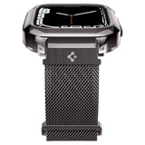 Spigen Apple Watch 45mm Armbånd Metal Fit Pro Graphite