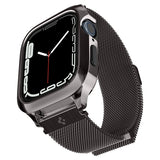 Spigen Apple Watch 45mm Armbånd Metal Fit Pro Graphite