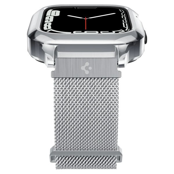 Spigen Apple Watch 40mm Armbånd Metal Fit Pro Sølv
